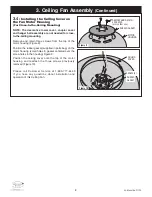 Предварительный просмотр 8 страницы Luminance Brands Kathy Ireland Home TILO CF130BS00 Instructions Manual