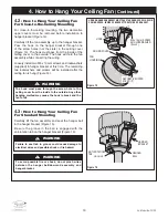 Предварительный просмотр 10 страницы Luminance Brands Kathy Ireland Home TILO CF130BS00 Instructions Manual