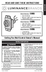 Luminance Brands SW93 Owner'S Manual preview