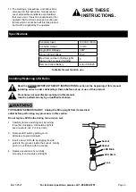 Preview for 3 page of Luminar Outdoor 56521 Owner'S Manual & Safety Instructions