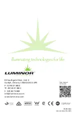 Предварительный просмотр 28 страницы Luminator BLACKCOMB LB4 Series Owner'S Manual