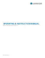 Preview for 1 page of Luminator Renew System Operating Instructions Manual