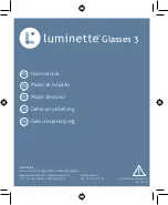 Preview for 1 page of Luminette Glasses 3 User Manual