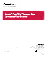 Luminex Amnis FlowSight User Manual preview