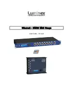 Luminex DMX8 MkII User Manual preview