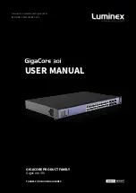 Предварительный просмотр 1 страницы Luminex GigaCore 30i User Manual