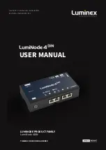 Preview for 1 page of Luminex LumiNode 1 User Manual