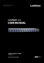 Luminex LumiSplit 2.10 User Manual предпросмотр