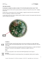 Предварительный просмотр 3 страницы Luminext Zhaga Wirepas OLC400 Installation Instruction