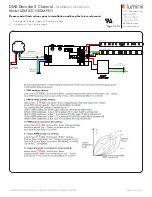 Предварительный просмотр 2 страницы luminii DDMX-5CH-RDM-PRO Installation Instructions