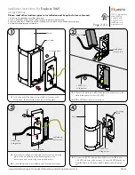 Preview for 2 page of luminii Explorer Wall EXPW Series Installation Instructions