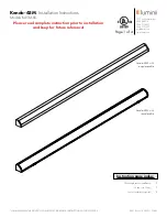 Предварительный просмотр 1 страницы luminii Kendo-45M Series Installation Instructions