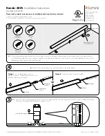 Предварительный просмотр 3 страницы luminii Kendo-45M Series Installation Instructions