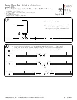 Предварительный просмотр 2 страницы luminii Kendo Closet Rod Installation Instructions