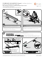 Preview for 1 page of luminii Optic Arts CH-MD-LS-SF Series Installation Instructions