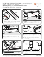 Preview for 2 page of luminii Optic Arts CH-MD-LS-SF Series Installation Instructions