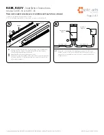 Предварительный просмотр 2 страницы luminii Optic Arts K45RC Series Installation Instructions