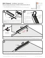 Предварительный просмотр 2 страницы luminii Optic Arts KILO Channel Installation Instructions