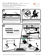 Preview for 1 page of luminii Optic Arts KM Series Installation Instructions