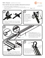 Preview for 1 page of luminii Optic Arts PLAS Channel Installation Instructions