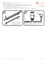 Preview for 2 page of luminii Optic Arts PLAS Channel Installation Instructions