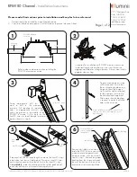 luminii RPLW80 Channel Installation Instructions preview