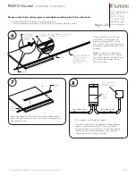 Preview for 2 page of luminii RSLW8 Channel Installation Instructions