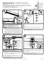 Предварительный просмотр 1 страницы luminii Teava Suspension TEA-S Series Installation Instructions