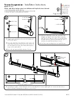 Предварительный просмотр 2 страницы luminii Teava Suspension TEA-S Series Installation Instructions