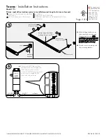 Предварительный просмотр 2 страницы luminii Teava Installation Instructions