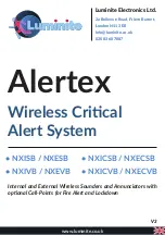 Luminite Alertex NXECSB Manual preview