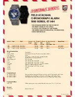 Preview for 1 page of Luminox Atacama 1880 series Specification