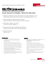 Предварительный просмотр 1 страницы Lumirama DELTOW Installation Manual