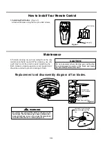 Предварительный просмотр 13 страницы Lumirama Signature 9403-03-BKWD User Manual