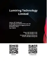 Предварительный просмотр 40 страницы Lumiring Technology LR-1C Series User Manual