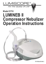 Lumiscope LUMINEB II 5710 Operation Instructions Manual preview