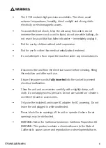 Preview for 4 page of Lumiscope LUMINEB II 5710 Operation Instructions Manual