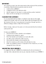 Preview for 8 page of Lumiscope LUMINEB II 5710 Operation Instructions Manual