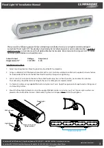 Preview for 1 page of lumishore Flood Light 18 Installation Manual