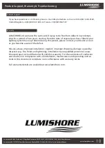 Предварительный просмотр 10 страницы lumishore Lumi-Link EOS STV 2204-i Installation & Operating Manual