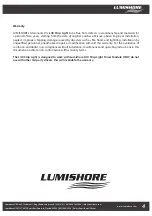 Предварительный просмотр 4 страницы lumishore LUX SL90 Installation Manual