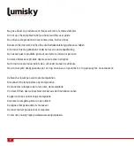 Предварительный просмотр 2 страницы Lumisky LADY C110 User Manual