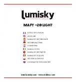 Preview for 1 page of Lumisky MAFY -20 LIGHT User Manual