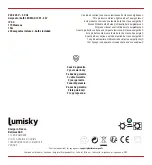 Preview for 8 page of Lumisky MAFY -20 LIGHT User Manual