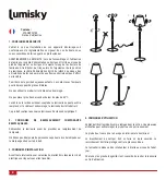 Предварительный просмотр 2 страницы Lumisky STANDY W180 User Manual