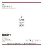 Preview for 12 page of Lumisky TOD User Manual