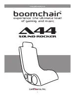 Предварительный просмотр 1 страницы LumiSource A44 sound rocker Owner'S Manual