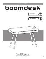 Preview for 1 page of LumiSource Boom Desk Owner'S Manual