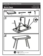 Preview for 4 page of LumiSource Boom Desk Owner'S Manual