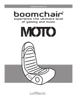 LumiSource boomchair MOTO Owner'S Manual предпросмотр